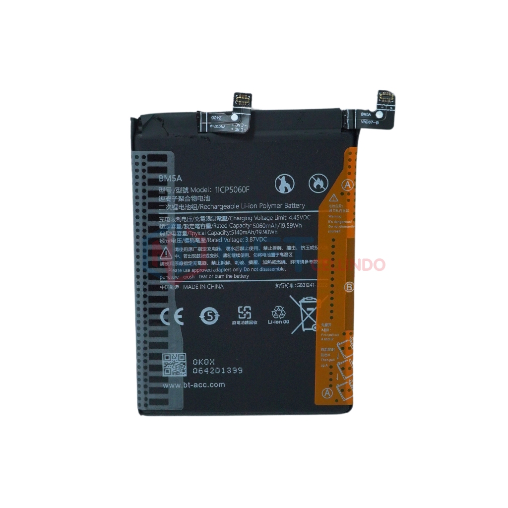 BATERAI XIAOMI REDMI NOTE 11 PRO 5G / BATRE XIAOMI REDMI NOTE 11 PRO 5G / BM5A ORI NEW