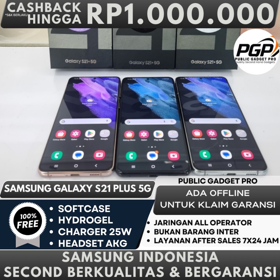 SEIN | Samsung Galaxy S21 + Plus 5G | S21 FE 5G 128GB 256GB Second Resmi Indonesia