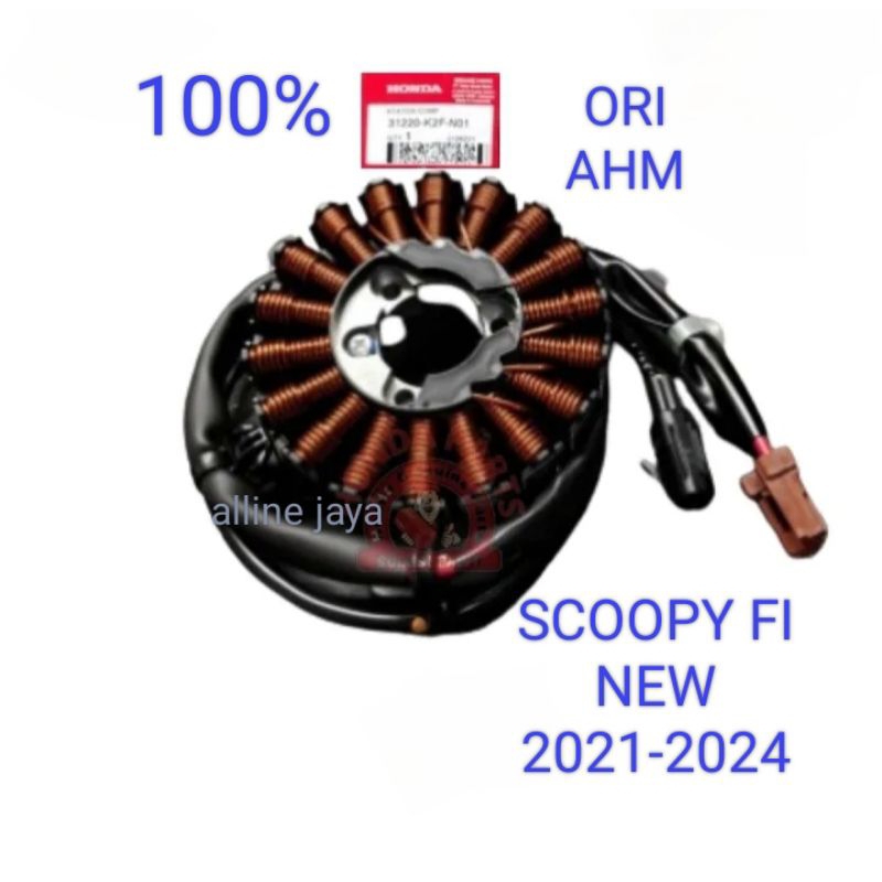 31220-K2F-N01 STATOR/SPULL ASSY SCOPY FI NEW ORI AHM