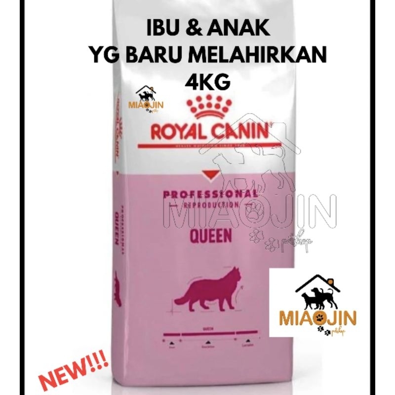 Royal Canin PRO QUEEN Hamil 4kg - Professional Makanan Anak Kucing Ibu & Anak Melahirkan Menyusui Mo