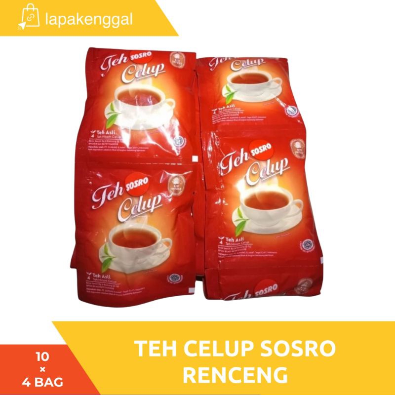 

Teh Celup Sosro Renceng 10x4 bag