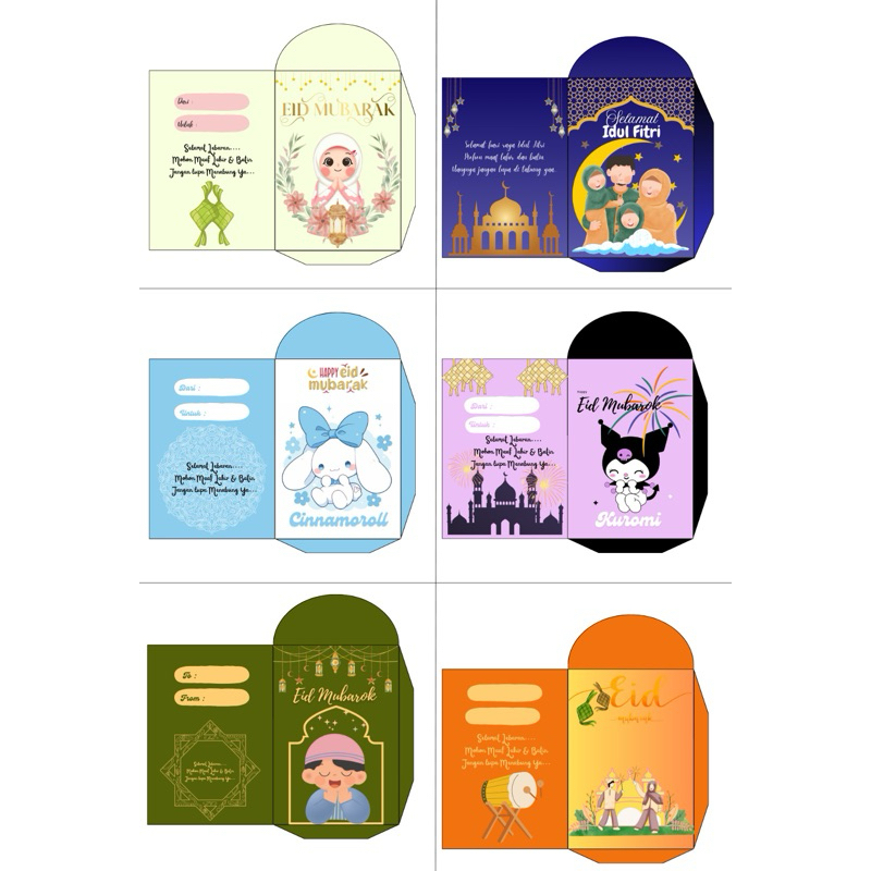 

AMPLOP LEBARAN MINI size 7 x 10 cm