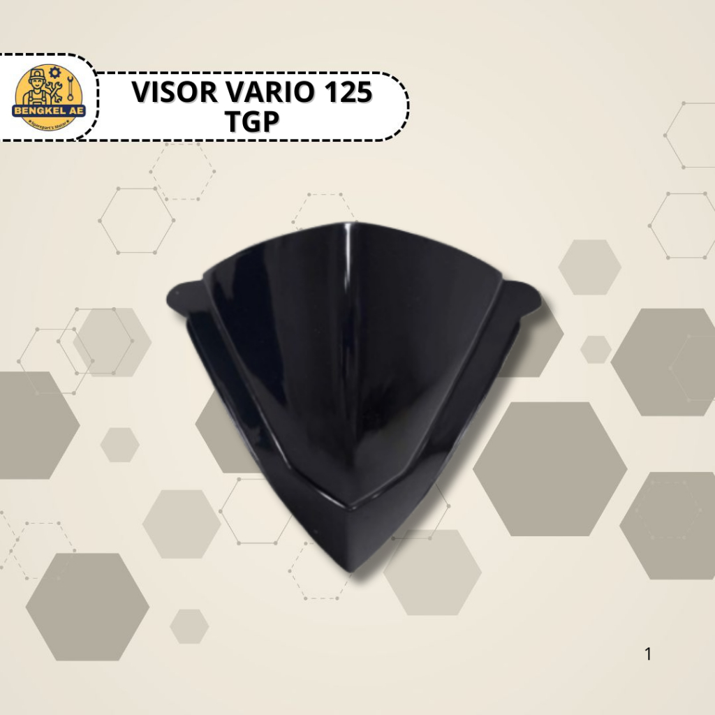 Visor Vario 125 || Visor Windshield Honda Vario 125 FI Techno Old Lama Merk TGP
