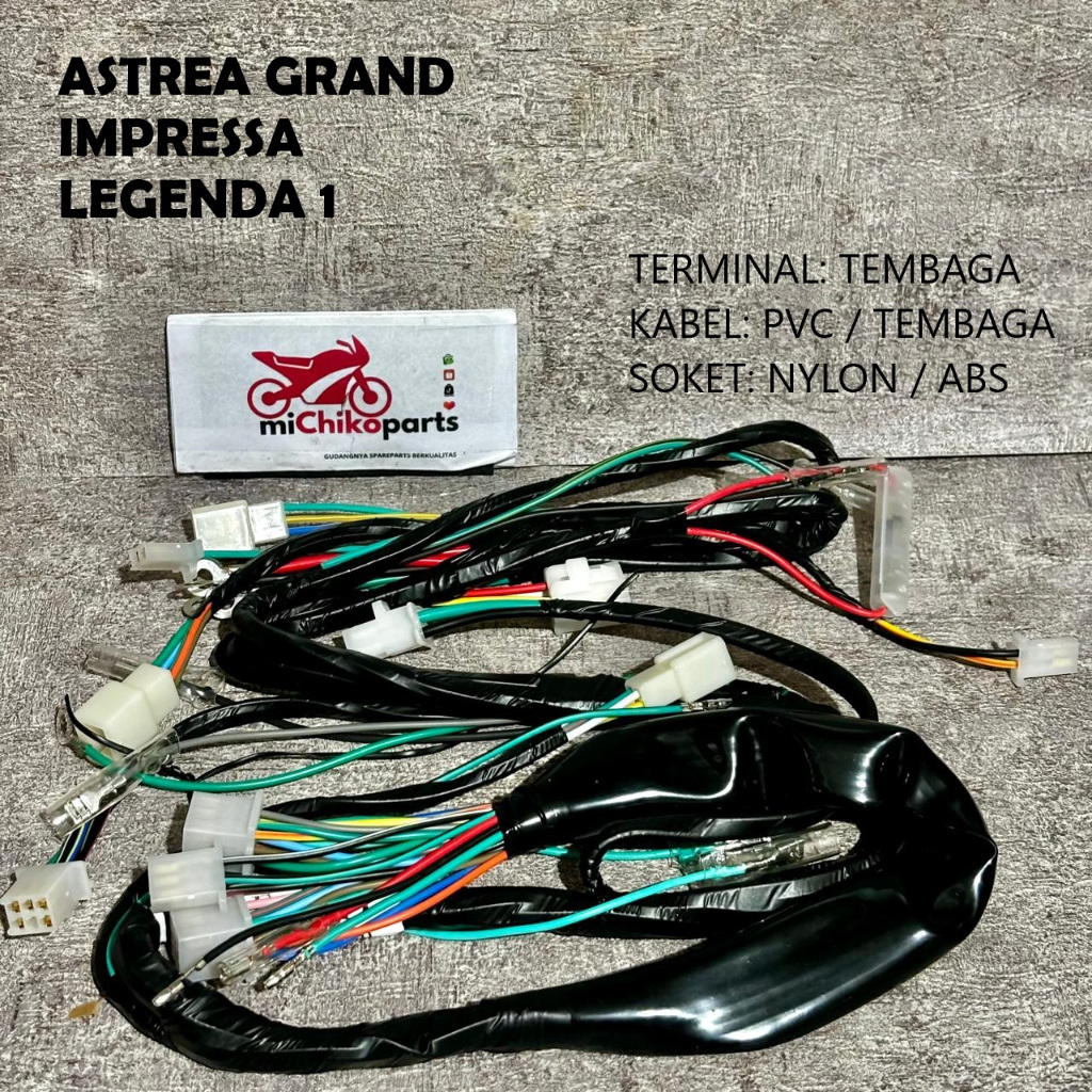 Kabel Body 32100 GBG 910 Astrea GRAND Lama Bulus Sabit Impressa Legenda 1 2 Wire Harness Bodi Set Im