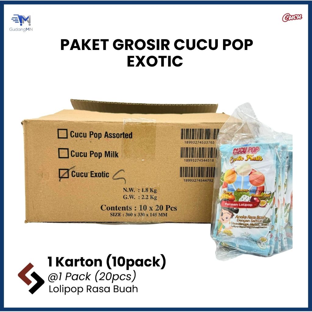 

PAKET GROSIR | CUCU POP LOLIPOP