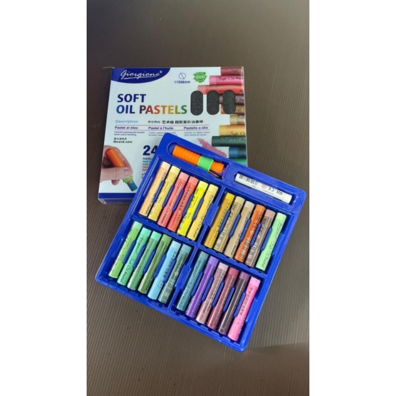 

GIORGIONE Soft Oil Pastel 12, 24, 48 Warna/ Oil Pastel / Crayon /Soft Oil Pastel Giorgione