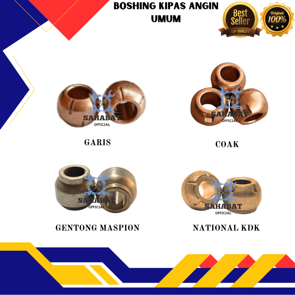 BOSHING KIPAS ANGIN | BOSHING KIPAS UMUM 8MM