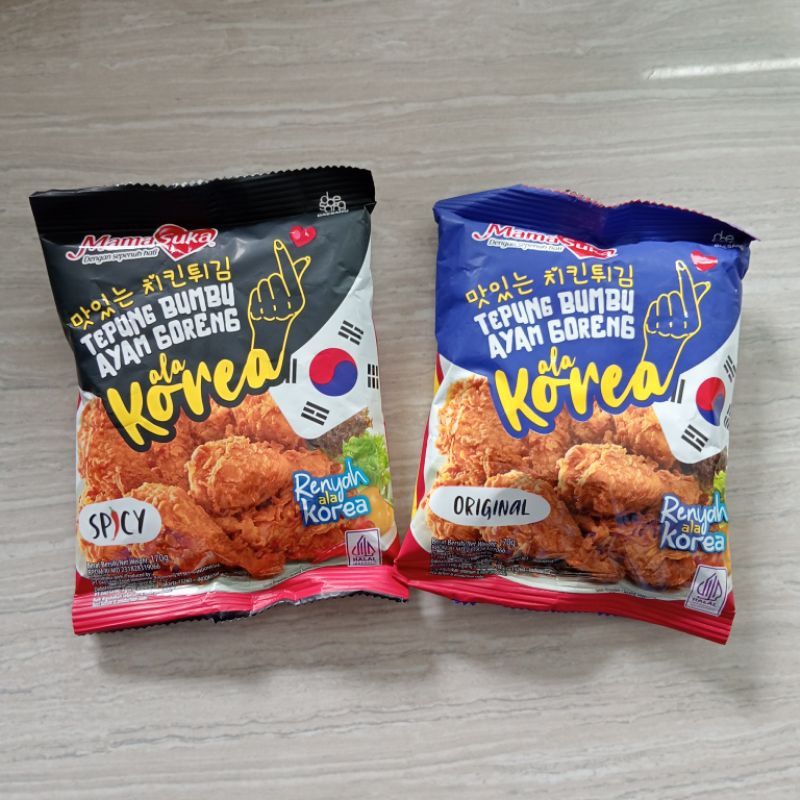 

MAMASUKA Tepung Bumbu Ayam Grg Korea 170g