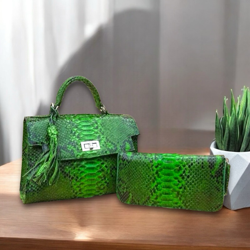 Tas Kulit Ular Piton Asli Wanita TAS KULIT ULAR ASIKA