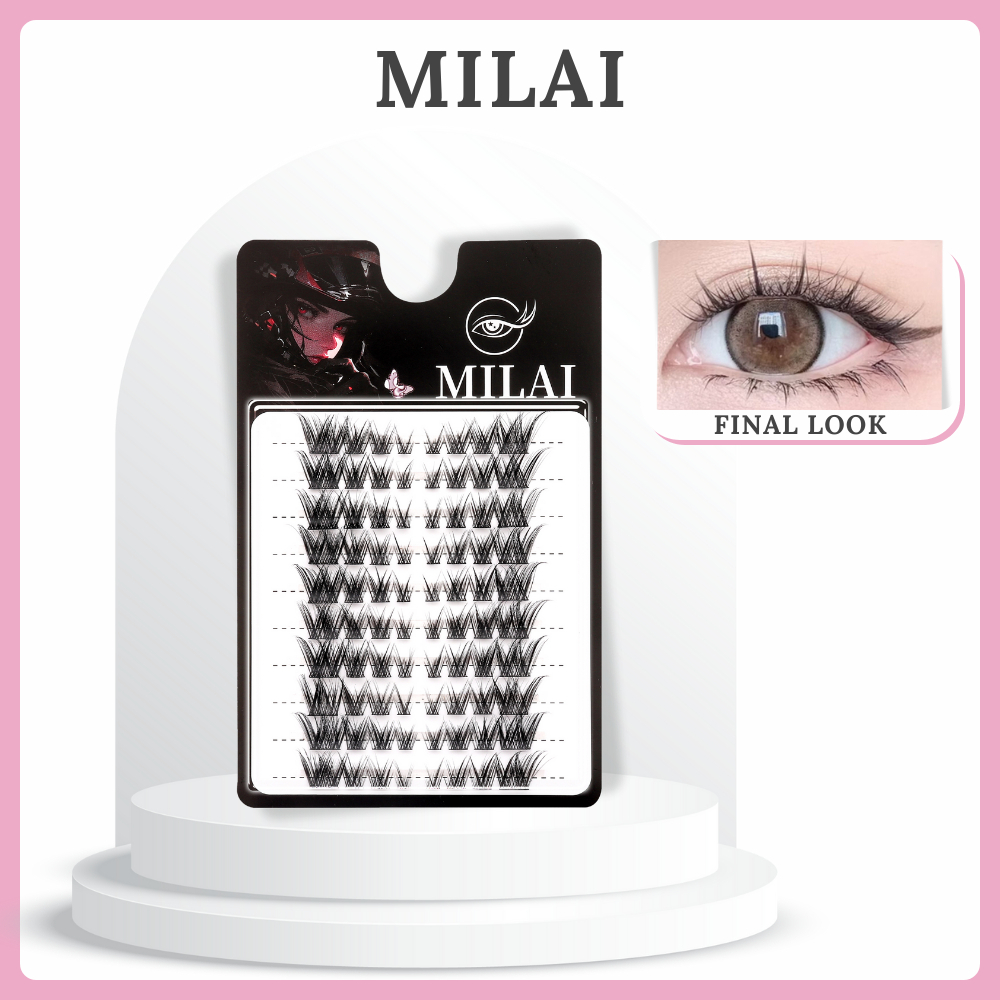 MILAI Bulu Mata A11 Cat Eye Look Bulu Mata Palsu | Lem Bulu Mata Bulumata Palsu | Eyelash Extension