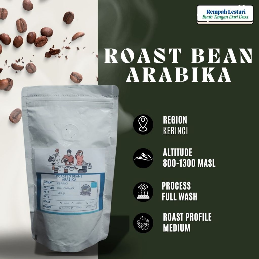 

kopi roast bean arabika kerinci