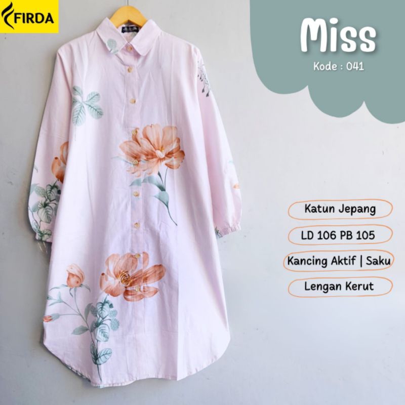 MISS TUNIK // ORI FIRDA // TUNIK KANTOR // TUNIK BUNGA // KATUN JEPANG