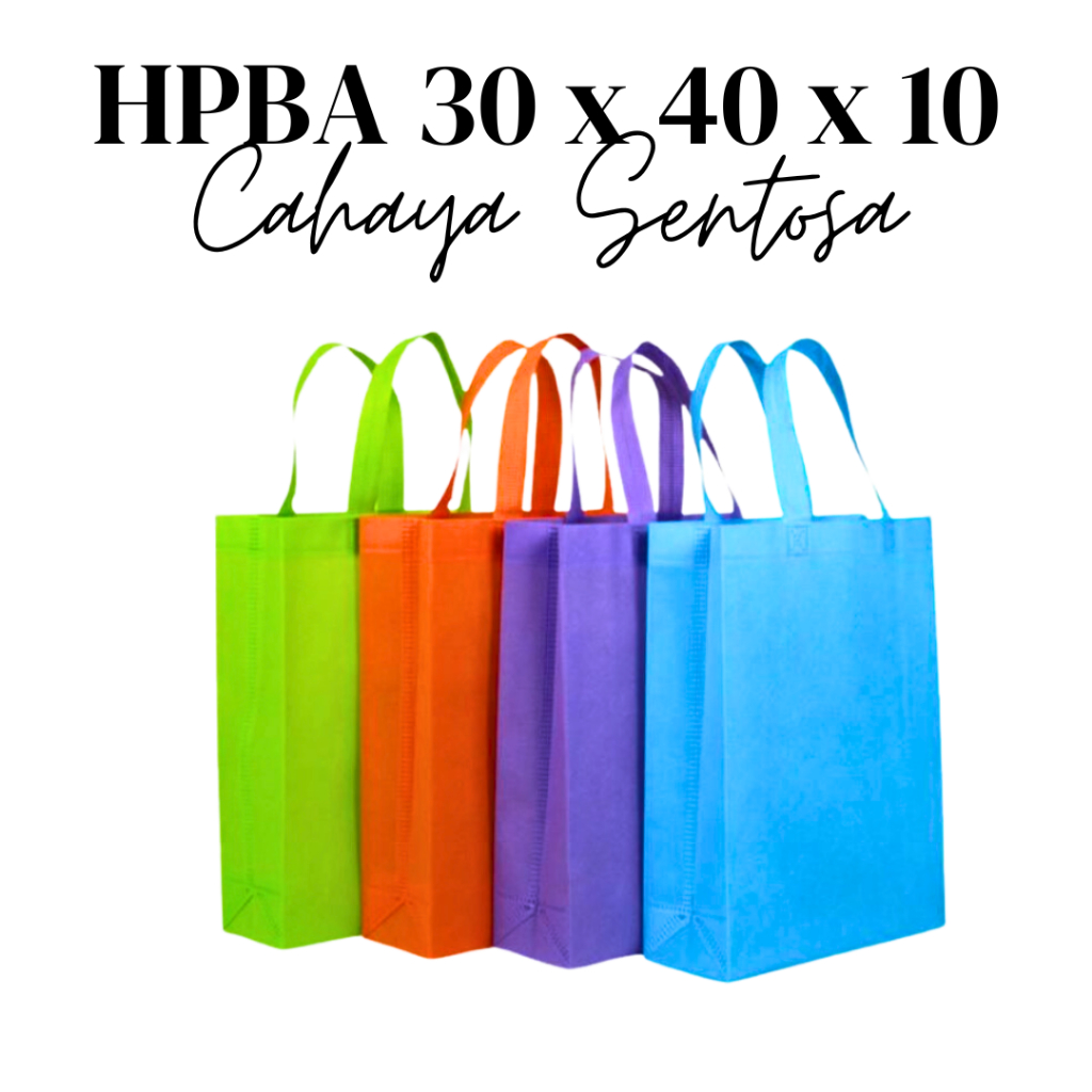 

(12 pcs) Tas Hampers HPBA Souvenir 30 X 40 X 10 Spunbond - Spunbond