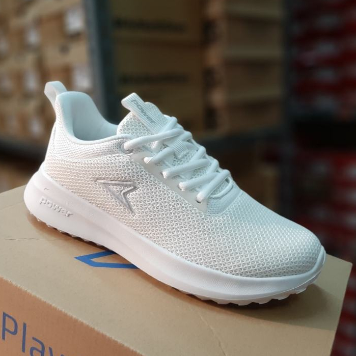 Bata Sepatu Sneakers Wanita POWER PRIMETIME White Cushion