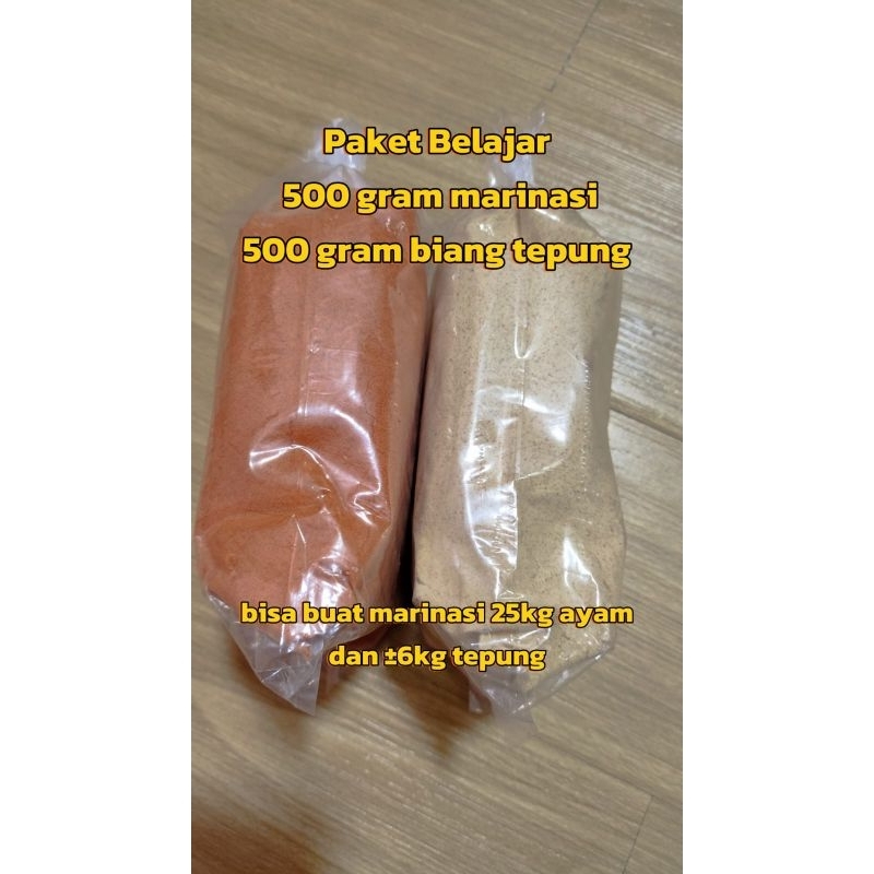 

Paket Marinasi (500g) dan Biang Tepung (500g)