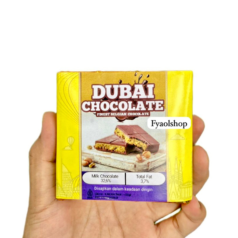 

CHOCOLATE DUBAI KUNAFA PISTACHIO VERSI KECIL
