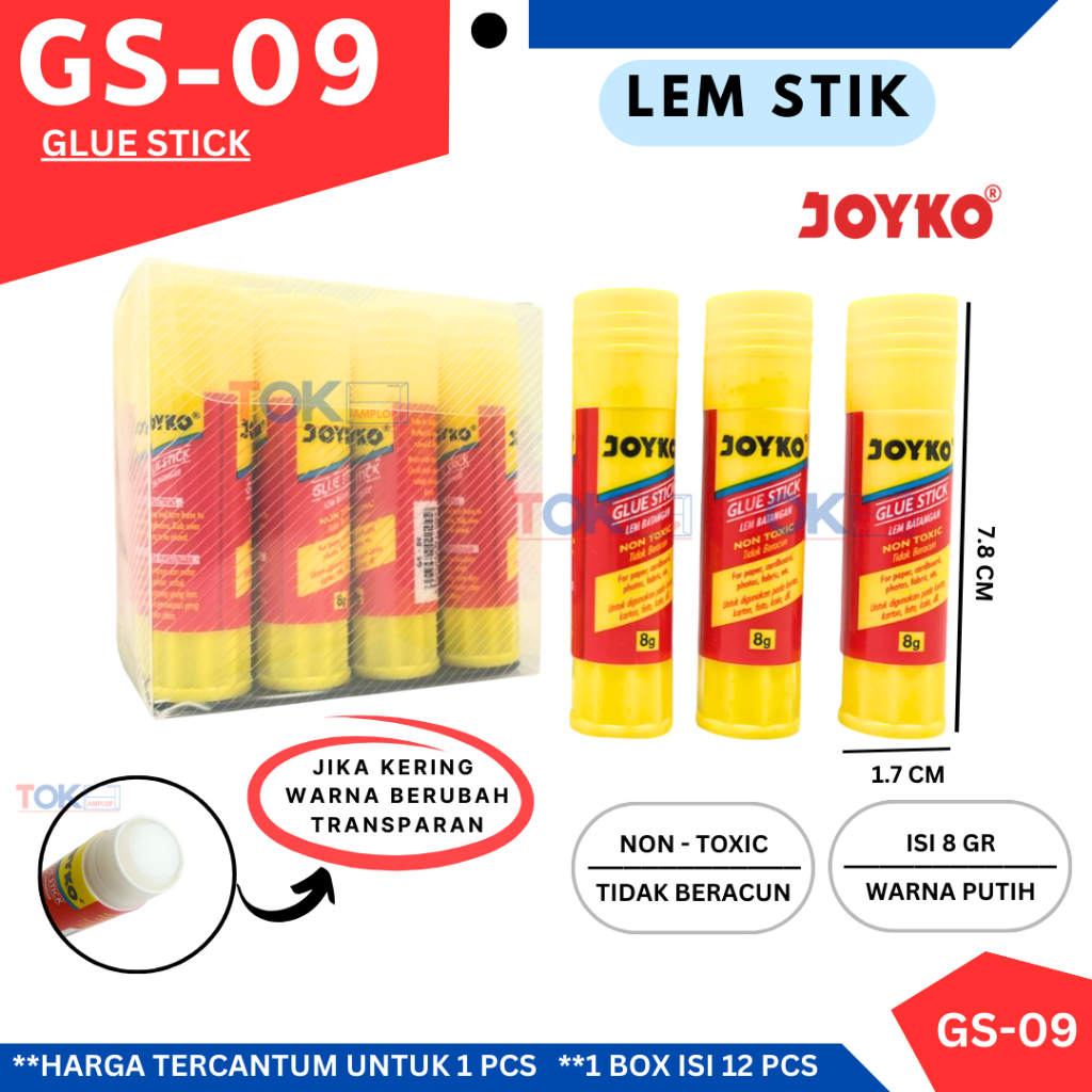 

Glue Stick Lem Kertas Batang Joyko GS-09