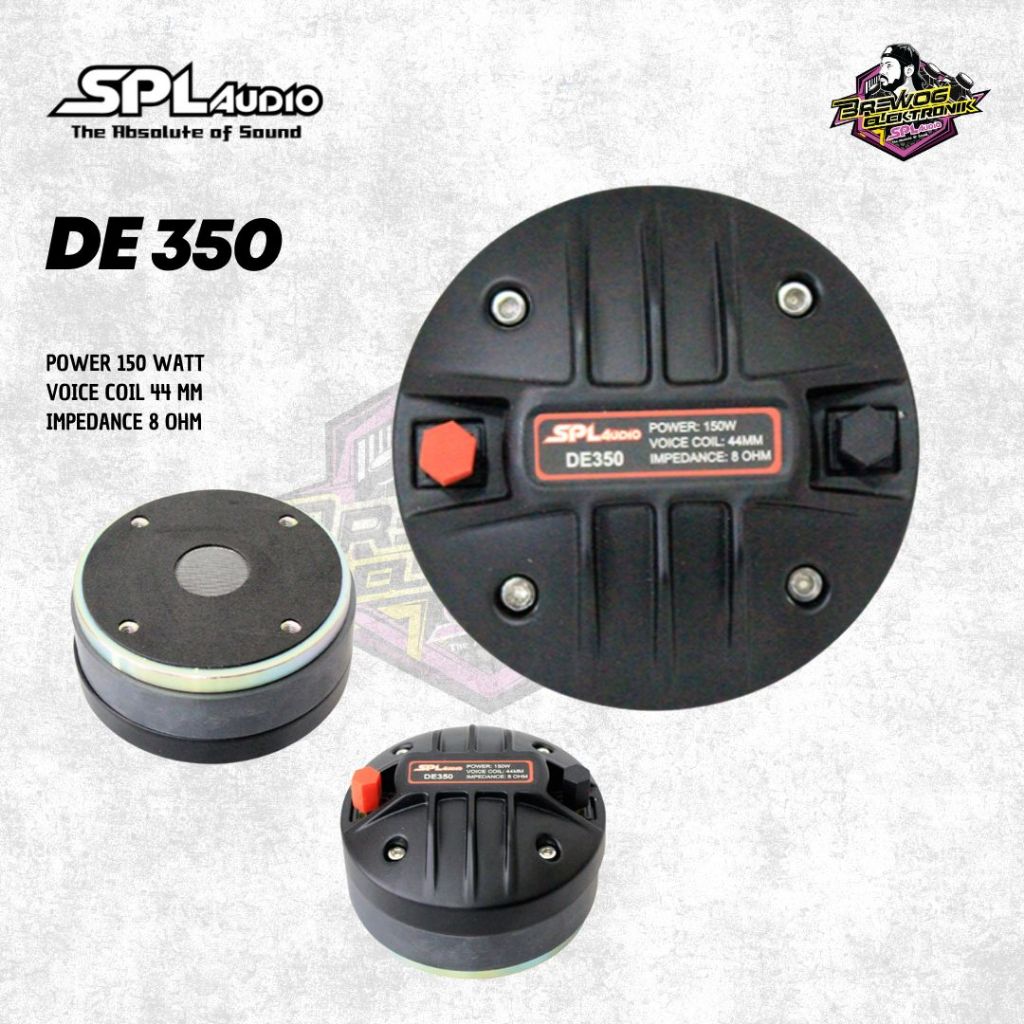 DRIVER TWEETER SPL DE350 ORIGINAL BREWOG SPL AUDIO