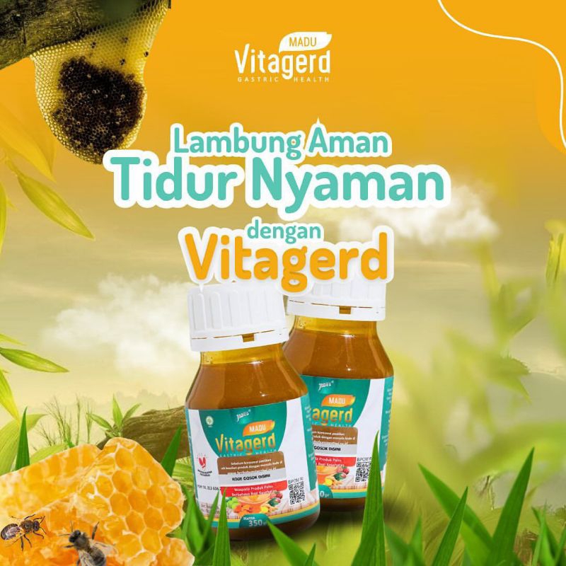 

VITAGERD MADU LAMBUNG ASAM LAMBUNG MAGH&GERD,RABANG TENGGOROKAN &BAU MULUT