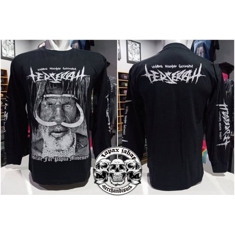 kaos punk lengan panjang