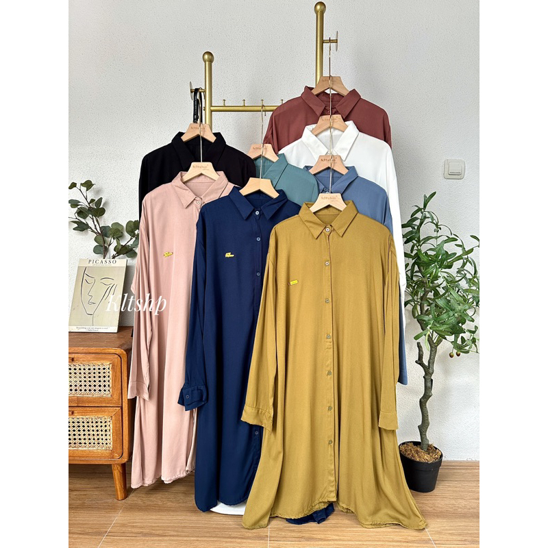 BASIC TUNIK POLOS RAYON TWILL // TUNIK RAYON TWILL