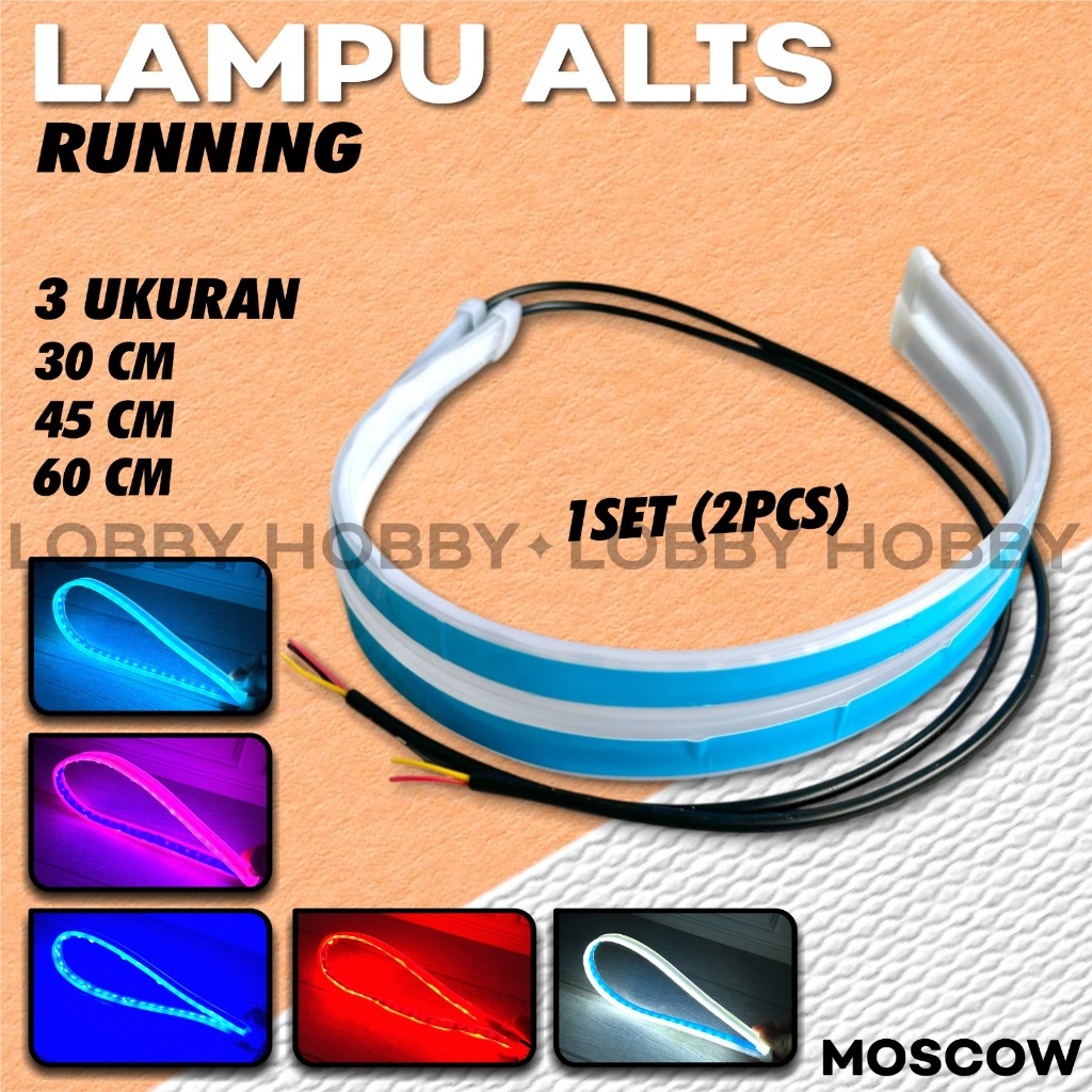 LAMPU ALIS RUNNING PANJANG 30CM LAMPU LED ALIS TEMPEL FLEXIBLE SEIN ALIS FLEKSIBEL SLIM LAMPU ALIS L