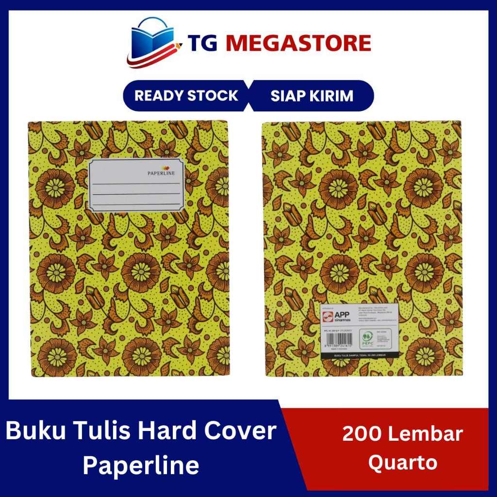 

Buku Tulis Paperline 200 Lembar ( Quarto Sampul Tebal )