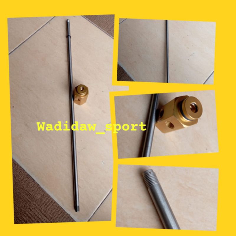 SPARE PART POMPAPCP 3STAGE PIPA RUMAH PISTON + CHAMBER POMPA KAKI PATEN. SPARE PART IMPORT POMPA PCP