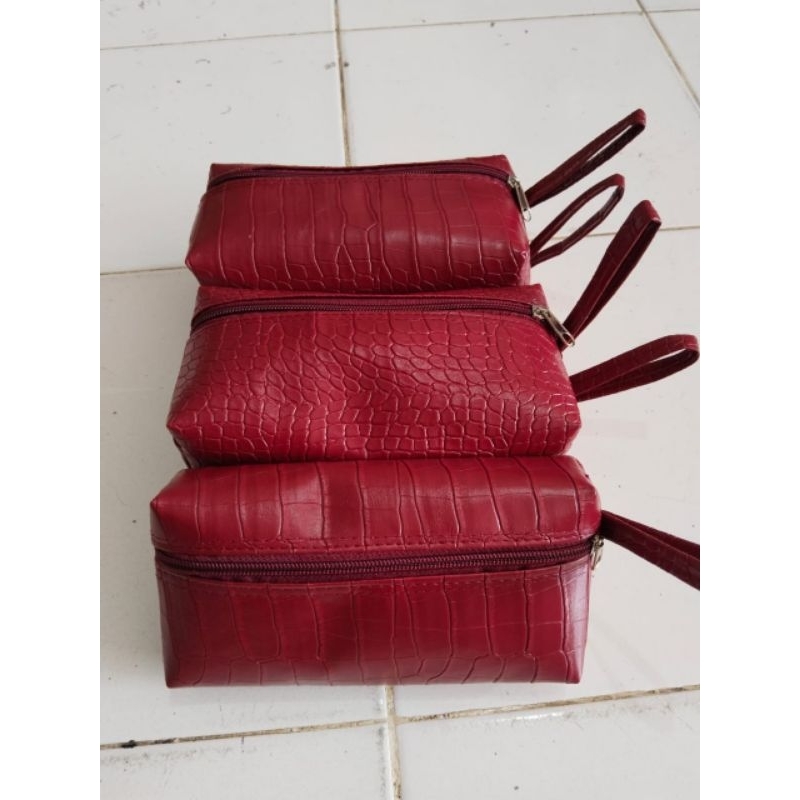 kain sintetis motif croco/per 50cm