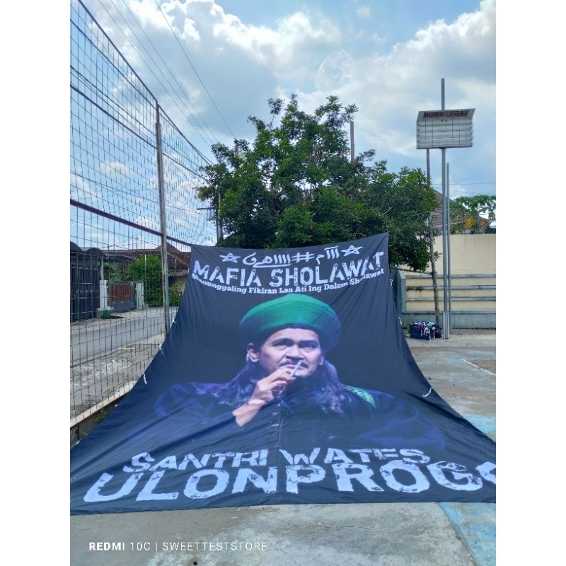 PABRIK KAIN 2025 + BENDERA 200X300CM, BENDERA PRINTING CUSTOM, READY STOK + BANNER SHOLAWAT, BANNER 