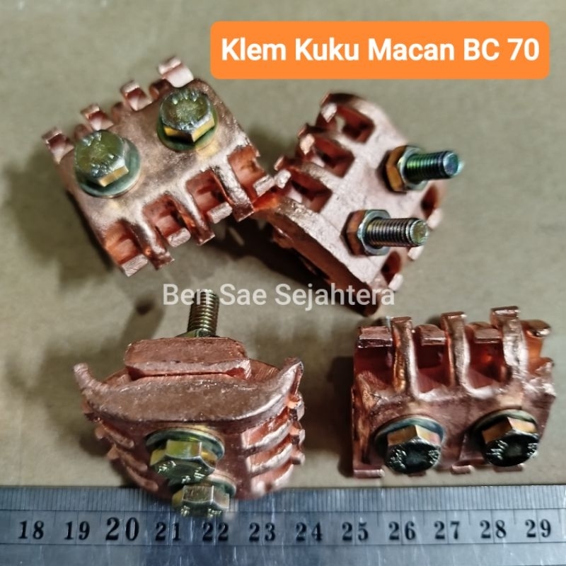 Klem Kuku Macan BC 70 / Klem Grounding BC
