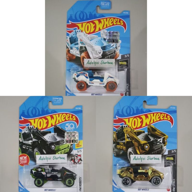 hotwheels hot wheels bot wheels hw space factory sealed best for track alvin lunar loader emas gold 