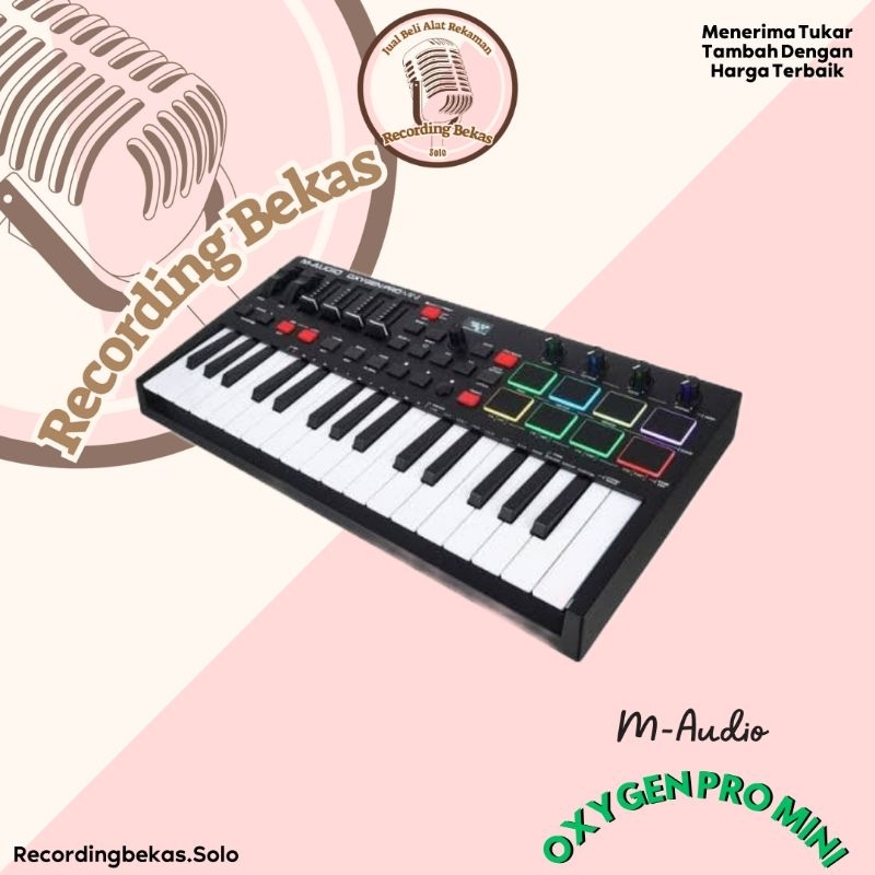 Midi Controller M Audio Oxygen Pro Mini