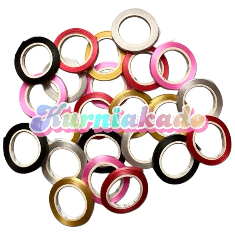 

Pita Balon mini Curly Ribbon Pita ribbon Balon Mini pita rope Kurnia kado