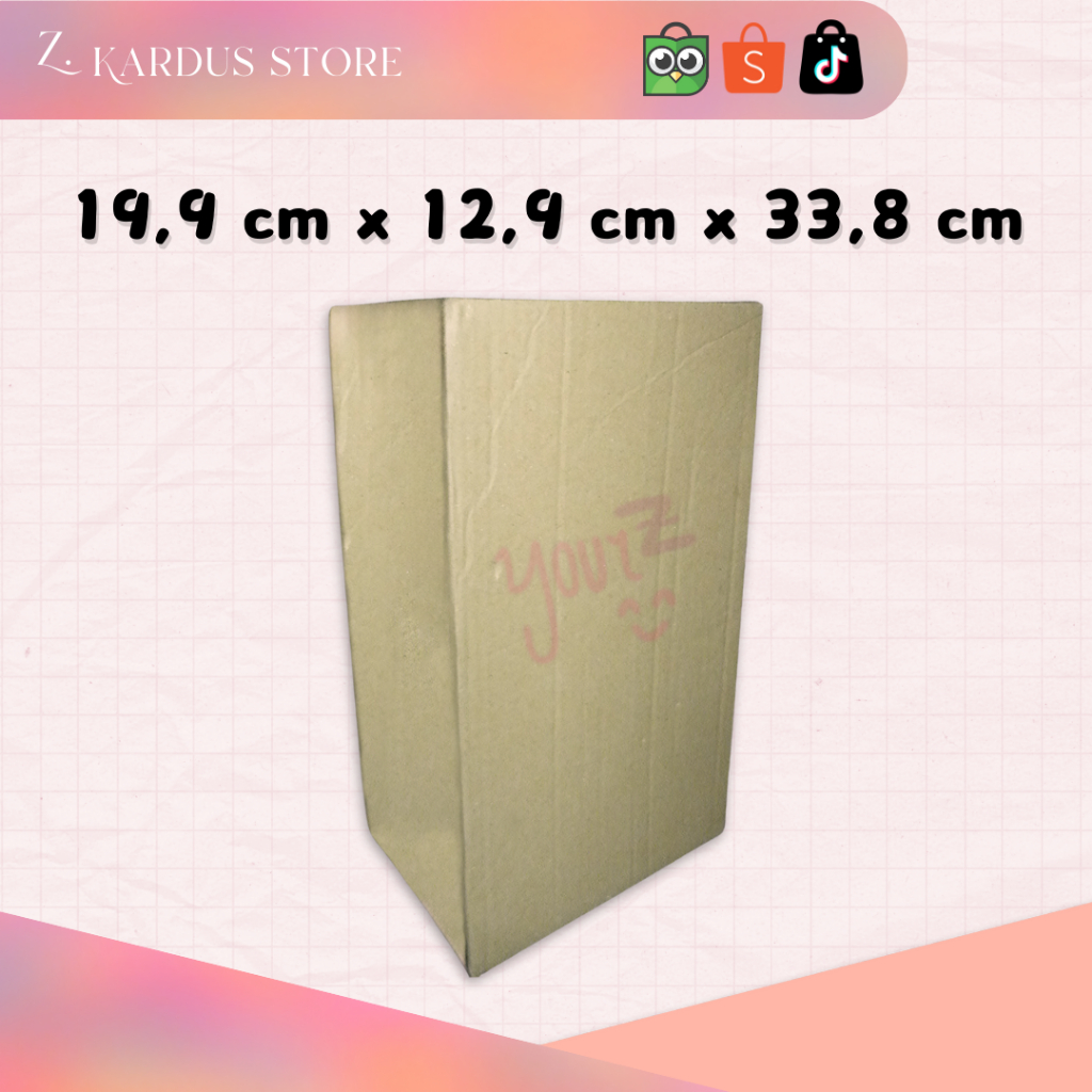 

Kardus Sedang | Kardus Packing | Kardus Paket | Kardus ukuran 19,9 cm x 12,9 cm x 33,8 cm