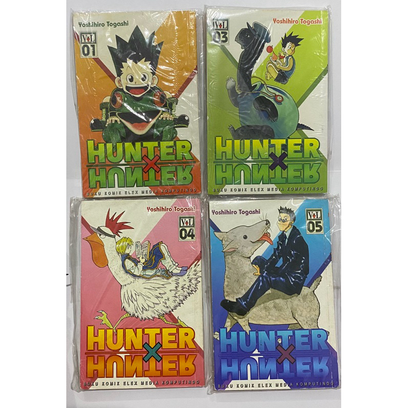 komik hunter x hunter hxh preloved vol 1 3 4 5 (