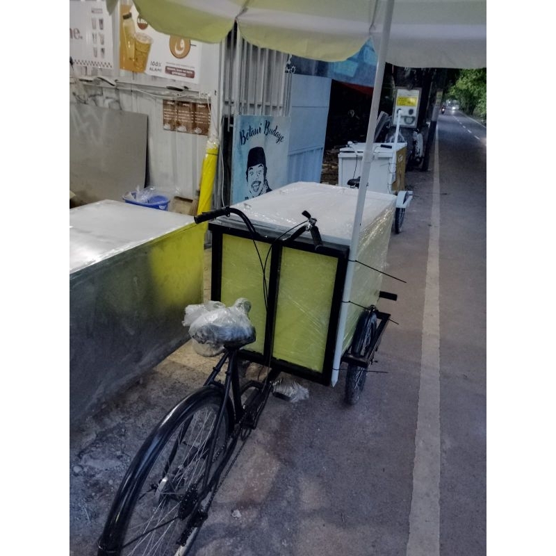 gerobak kopi keliling sepeda gowes