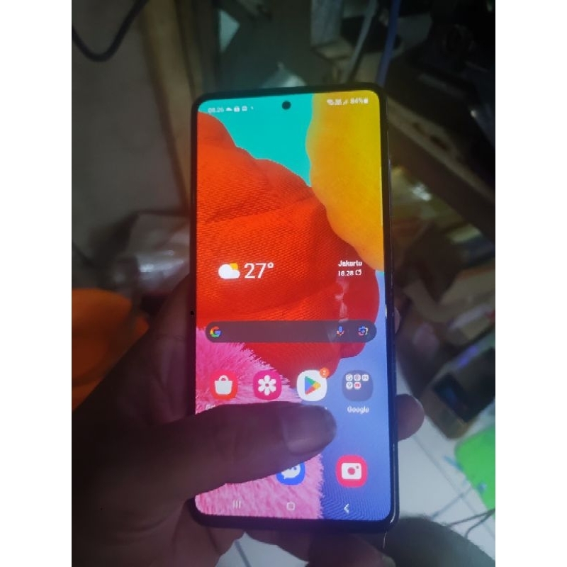 lcd Samsung a51 copotan super amoled