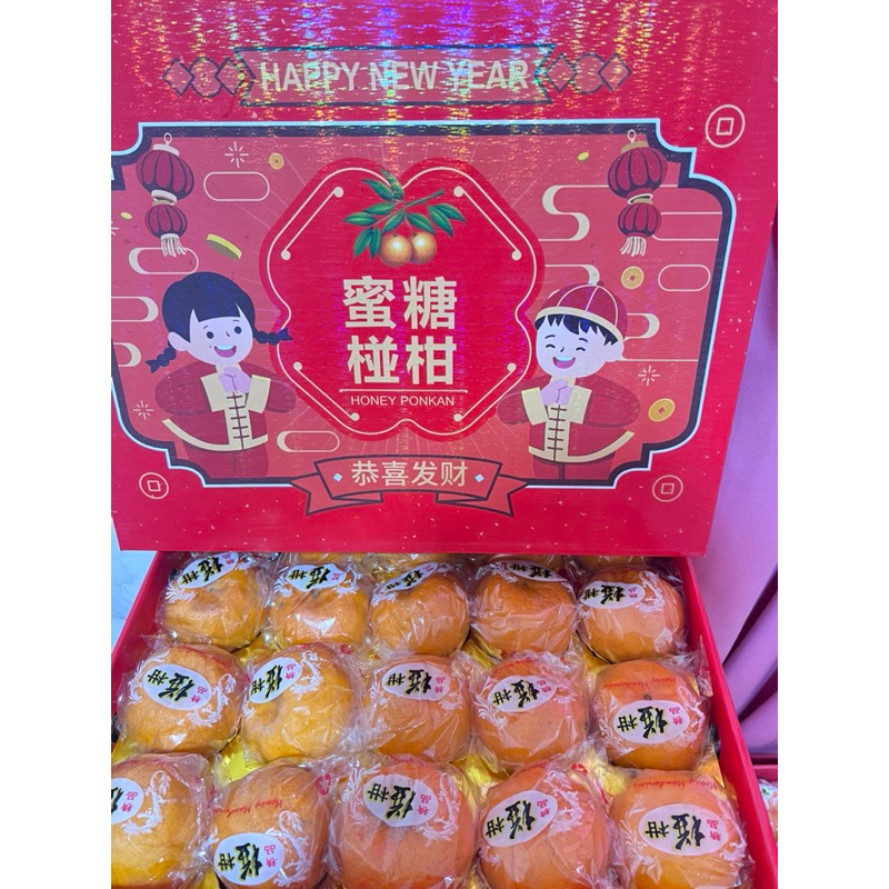 hampers buah imlek 20s jeruk ponkam besar manis