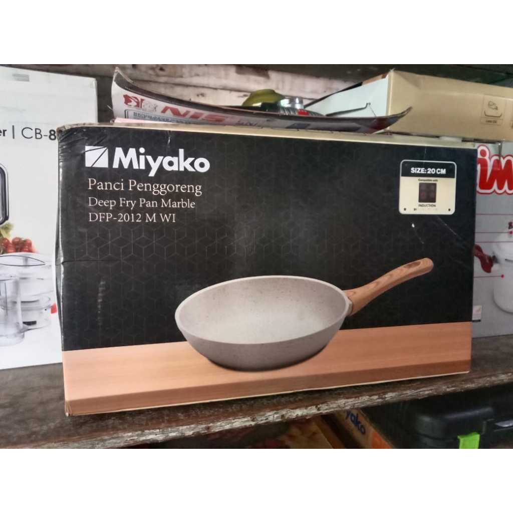 Miyako Wajan Deep Fry Pan Marble