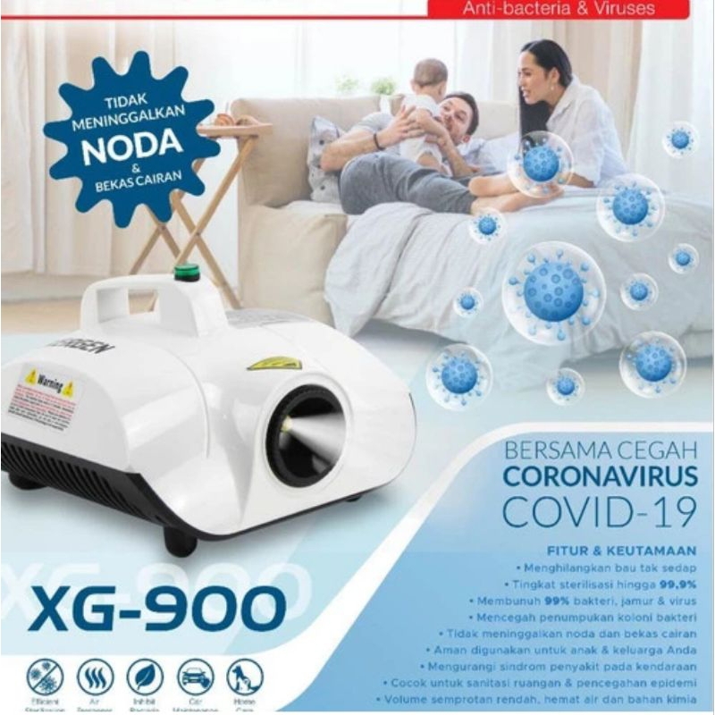 Mesin Fogging Disinfektan ULV 900 Watt Exergen XG900 XG 900 MC