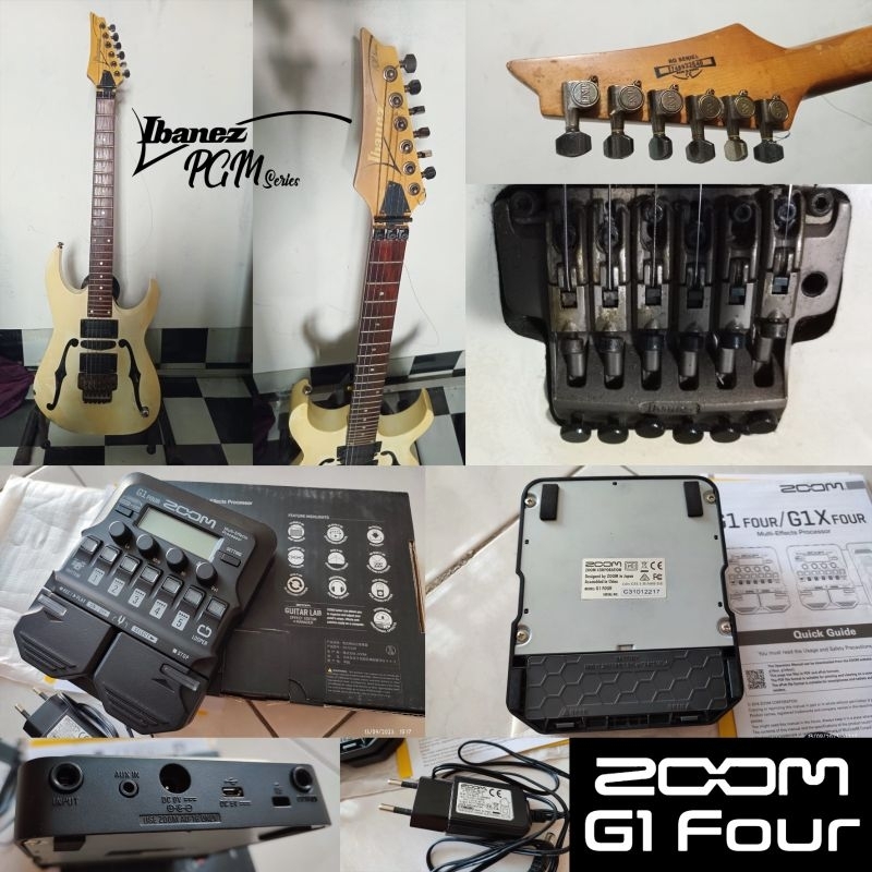 Gitar Ibanez PGM Series & Efek Zoom G1 Four