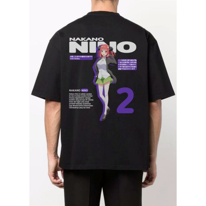 kaos anime nakano nino gotoubun no hanayome