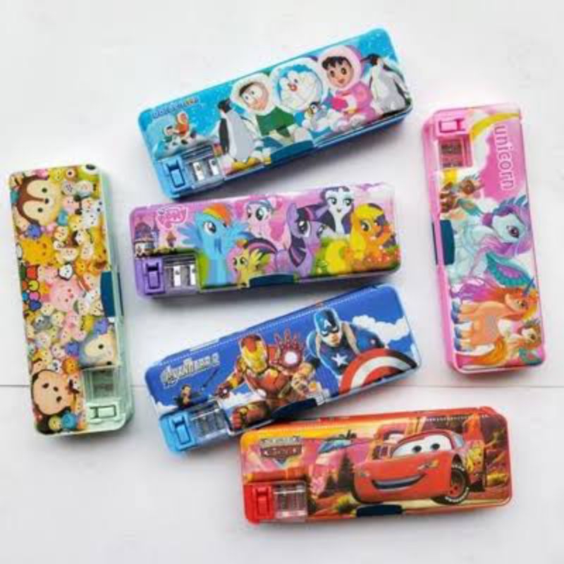 

kotak pensil case magnet motif karakter
