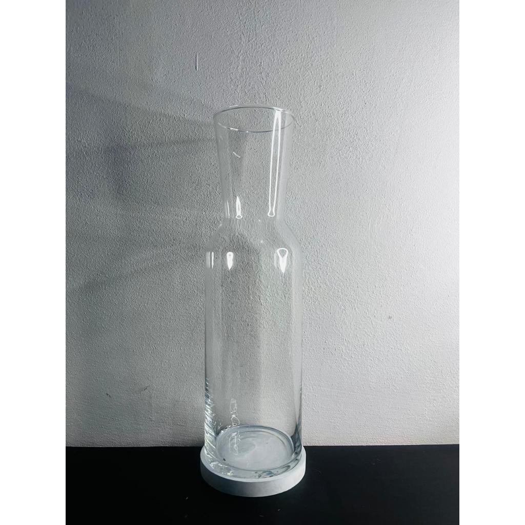 Vas Kaca Bening Gelas  - Vas Bunga Besar - Vas Kaca Besar