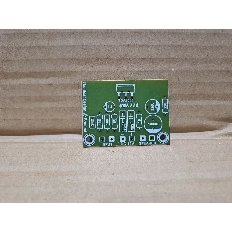 Pcb Mini Power Mono Class AB Tda 2003 8 Watt .