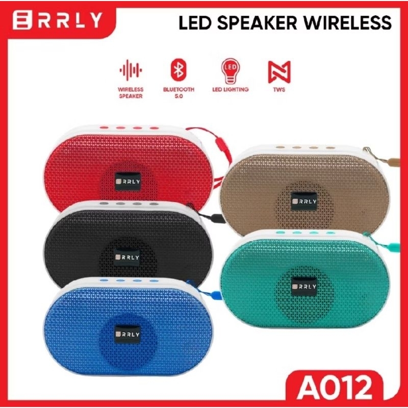 Speaker Bluetooth Mini Errly Led Rgb A012 MegaBass