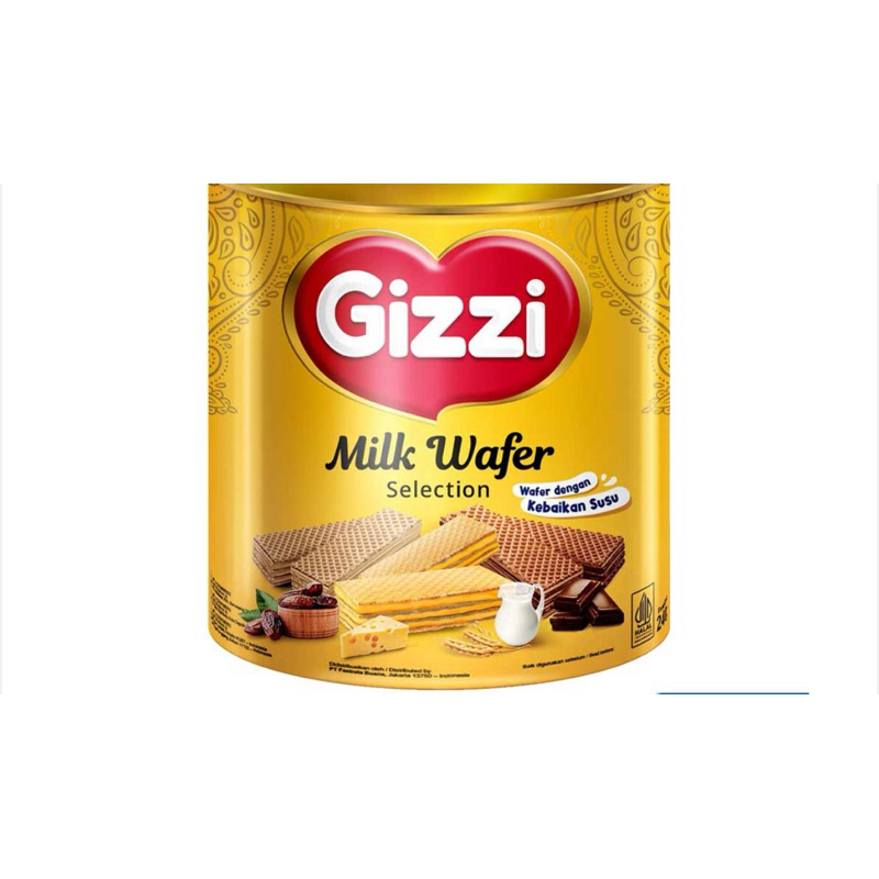 

Gizzi Milk wafer kaleng 240gr