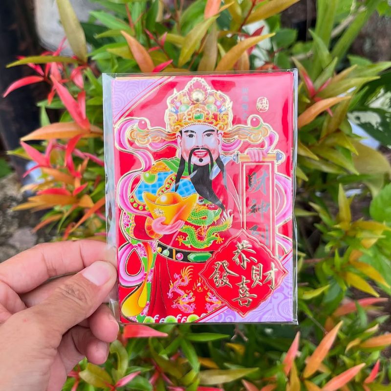 

Amplop Imlek isi 6pcs size 8x11,5cm