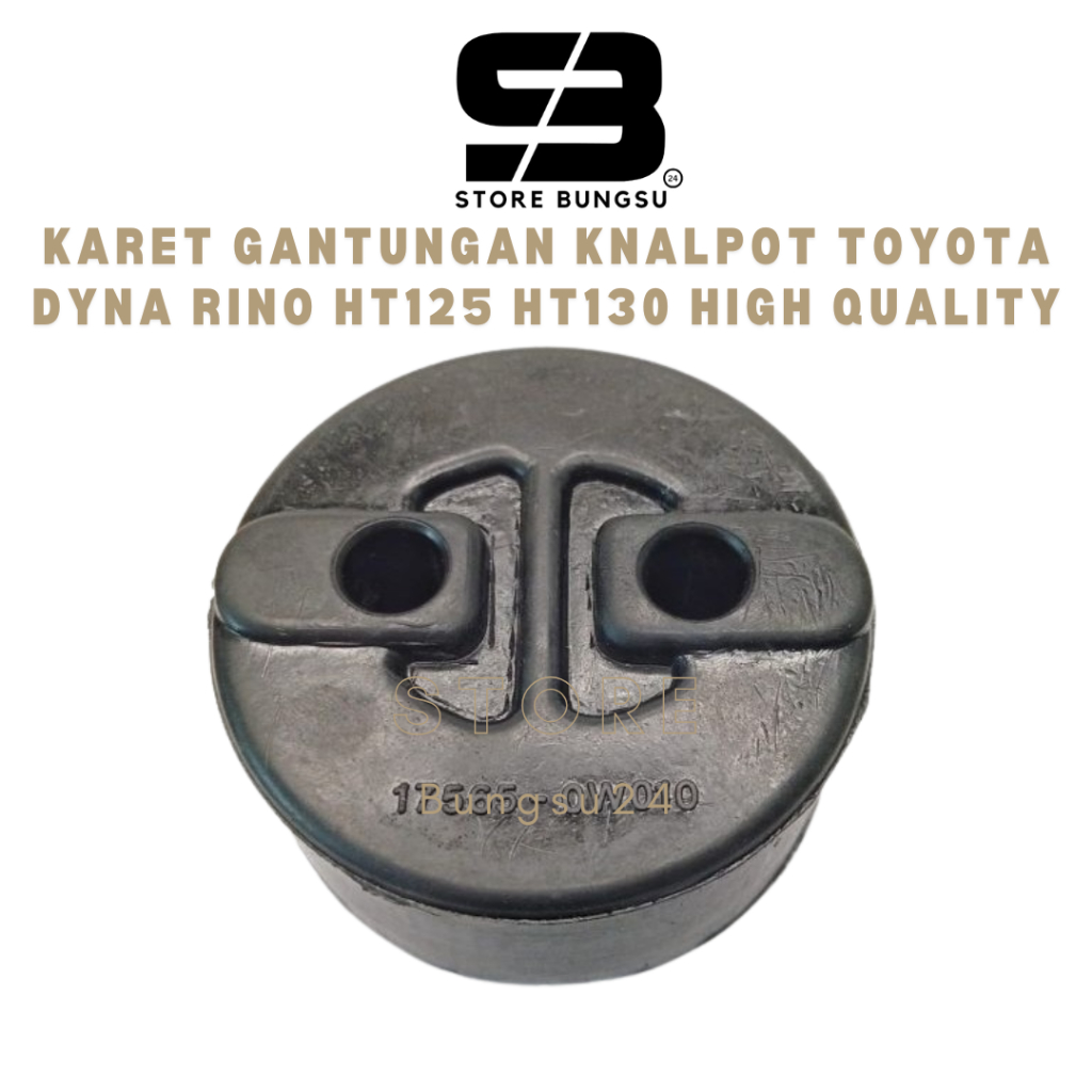 SPAREPART MOBIL KARET GANTUNGAN KNALPOT TOYOTA DYNA RINO HT125 HT130 High Quality